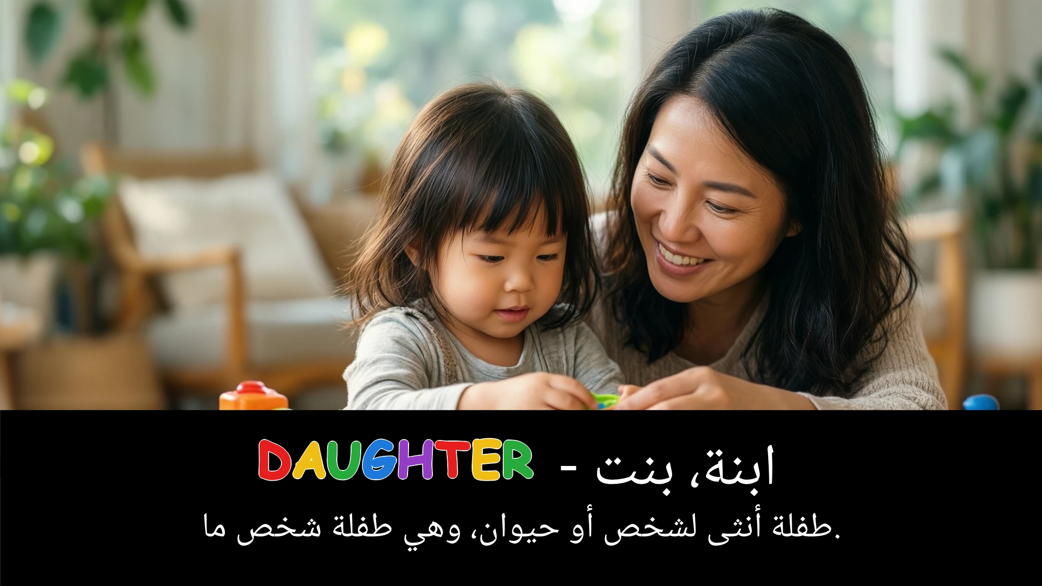 Arabic Illustration for daughter